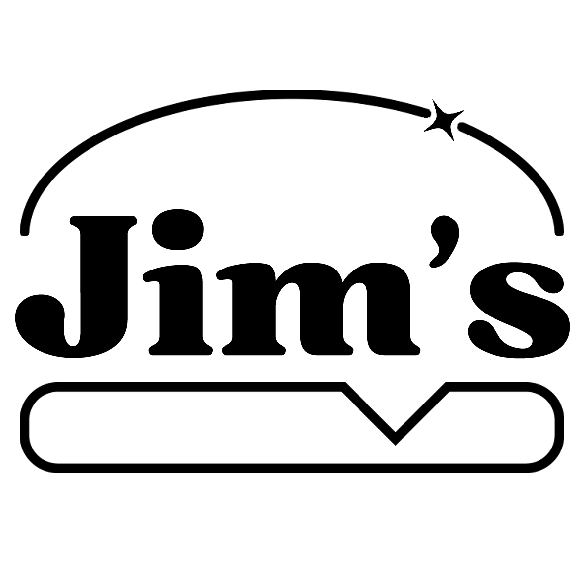 Logo jim's annecy restaurant burger tacos sandwiches