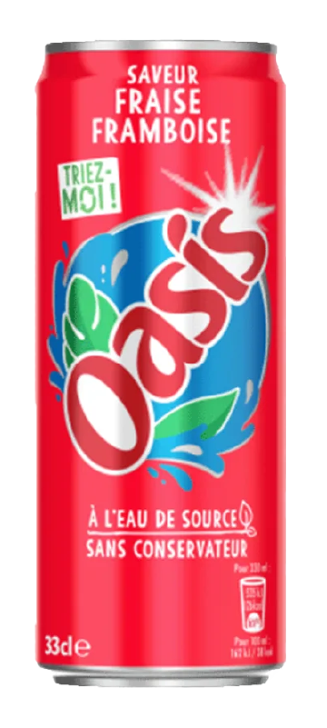 Oasis fraise framboise